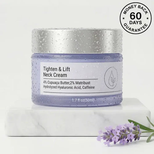 Crème tenseur et liftant pour le cou – Soin raffermissant anti-âge cou et décolleté